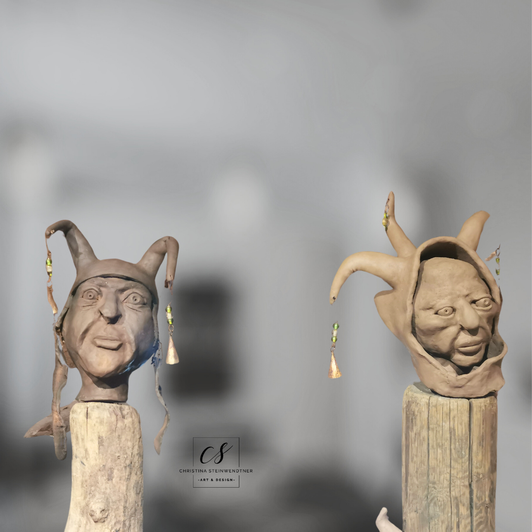 Skulptur "Die Hofnarren" (Christina Steinwendtner)