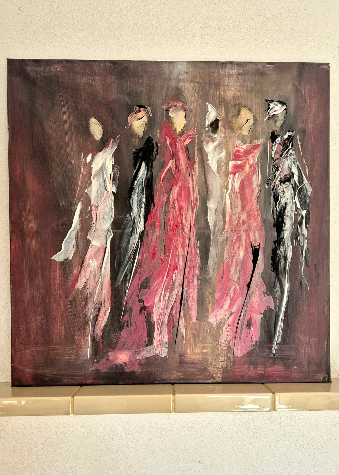 Gemälde "Ladiesnight" - Acryl auf Leinwand (Michaela Korn)