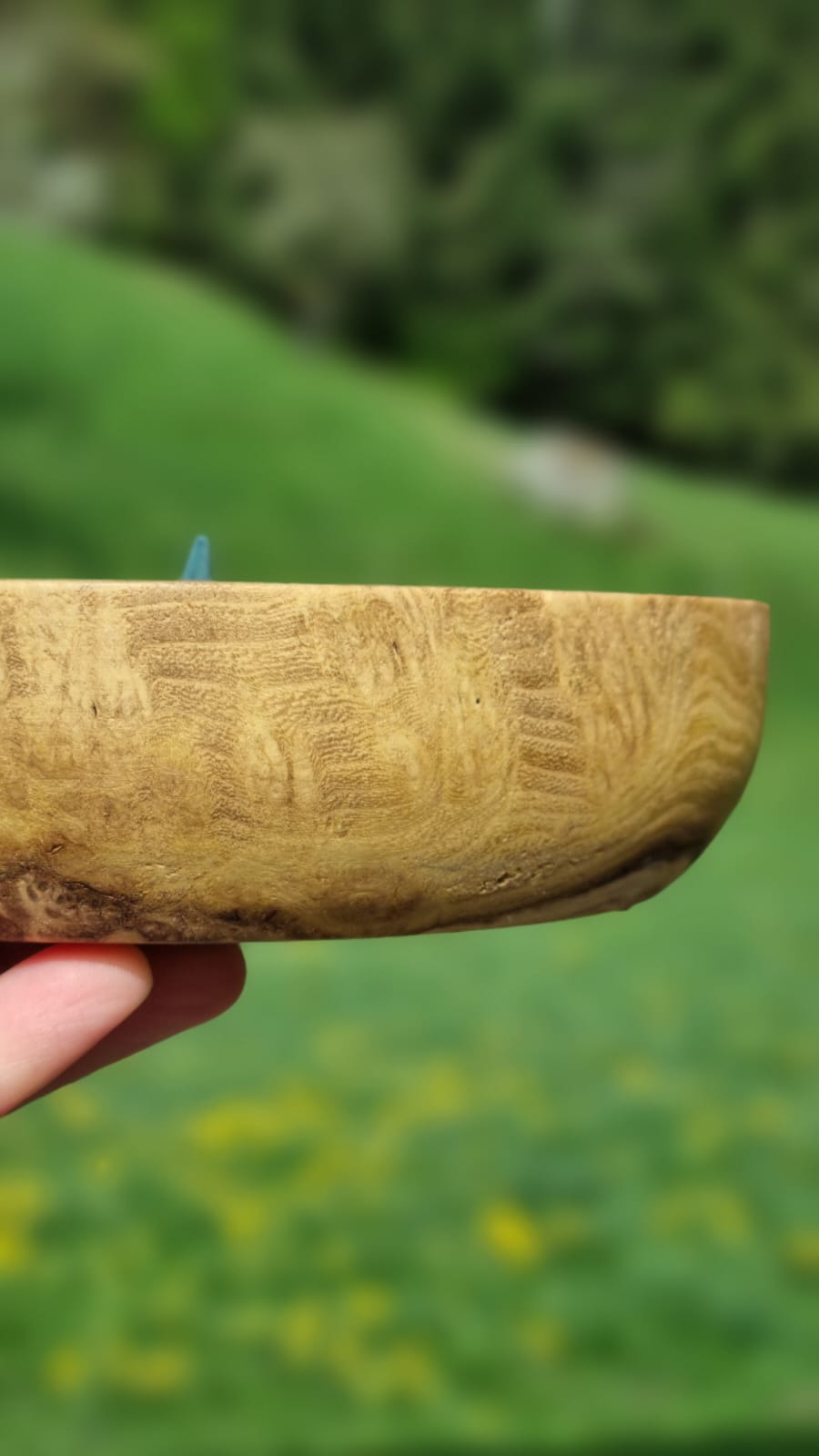 Holzschale für Räucherkegel & Stäbchen