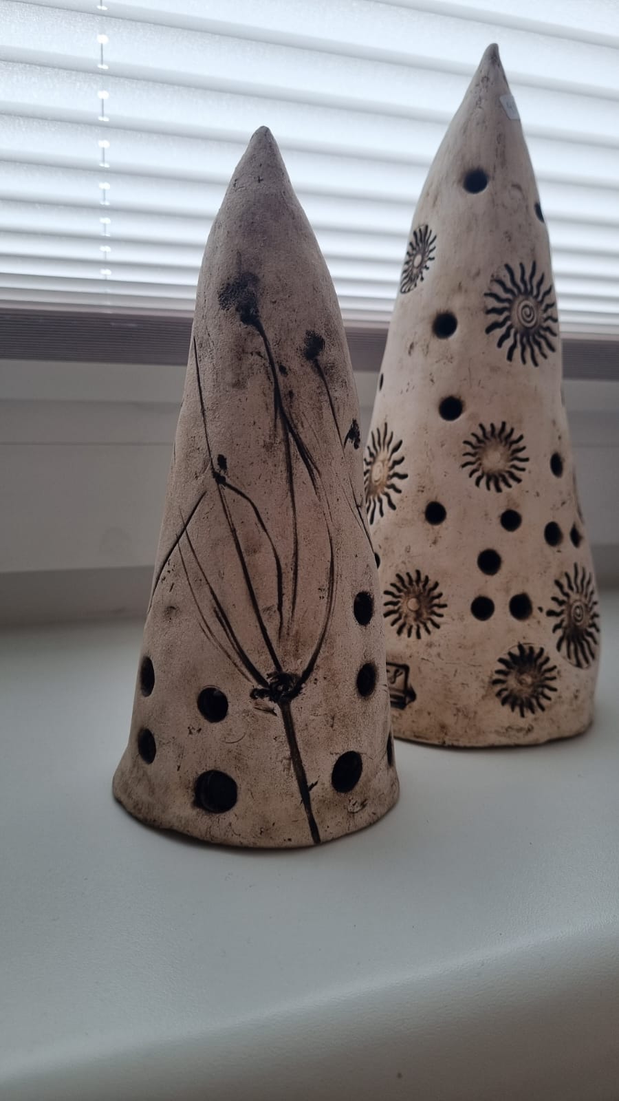 Windlicht "Bäumchen" Natur