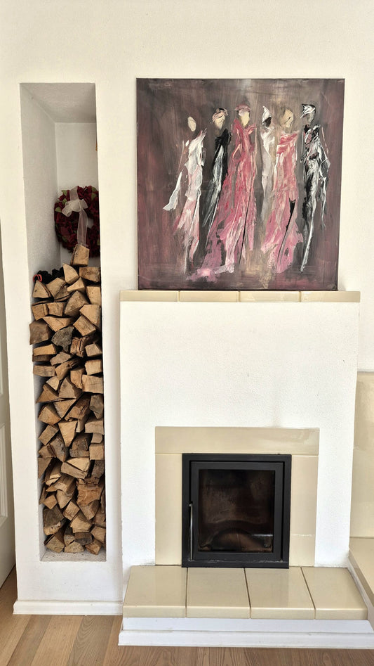 Gemälde "Ladiesnight" - Acryl auf Leinwand (Michaela Korn)