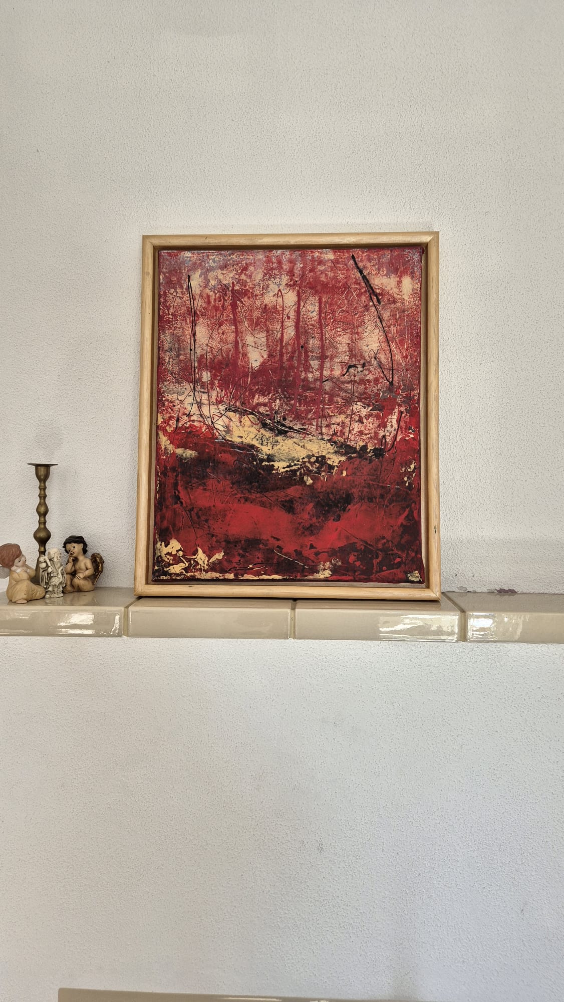 Gemälde "Stiller Wald" - Acryl auf Leinwand (Michaela Korn)