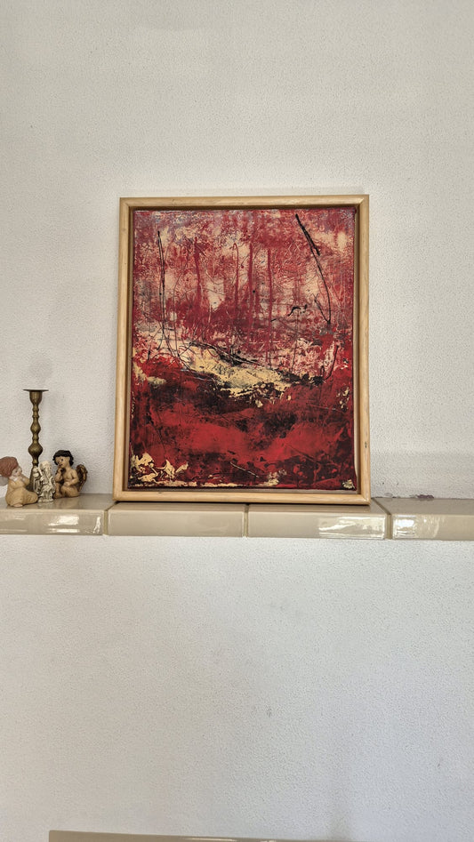 Gemälde "Stiller Wald" - Acryl auf Leinwand (Michaela Korn)